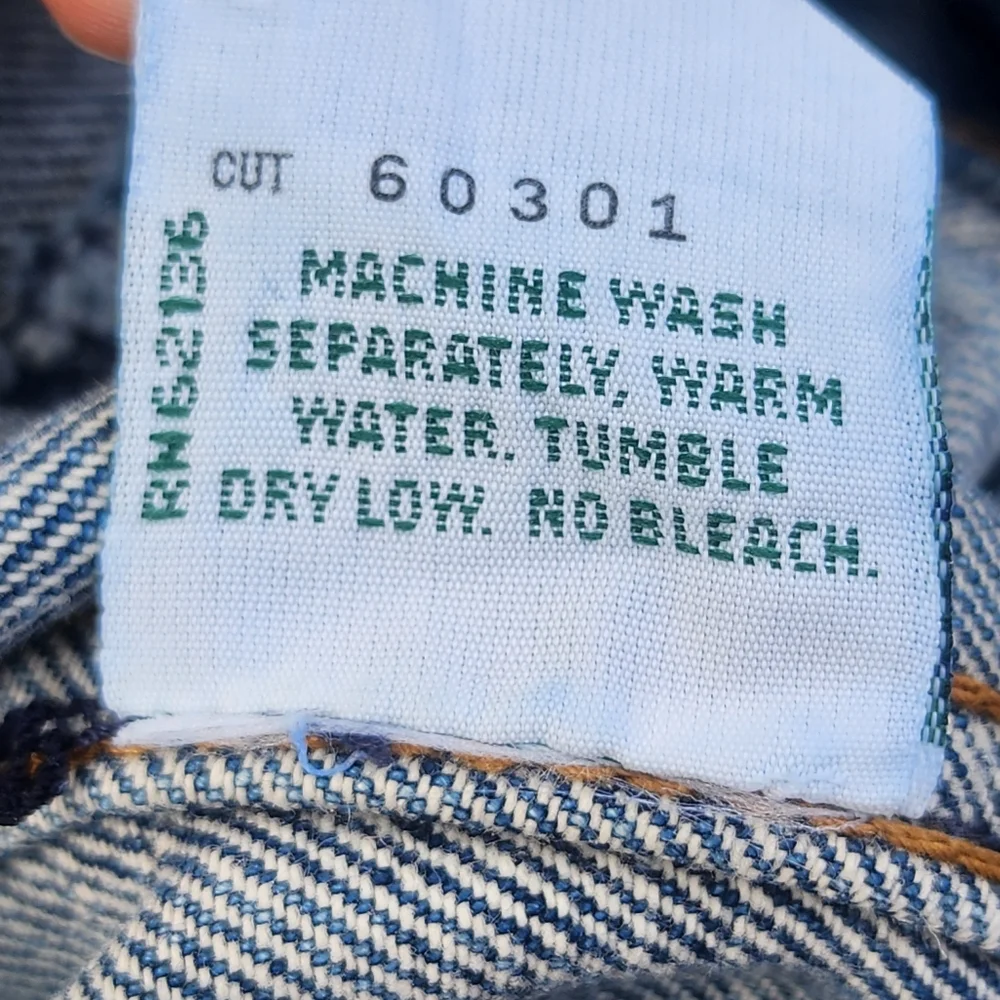 90s‎ GUESS USA by George Marciano Green Label Medium Wash Jean Trucker Jacket M